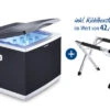 Dometic Kühlbox-Set CK40D Hybrid Kompressorkühlbox 38 Liter + Kühlboxständer -Haus & Outdoor 239881 2003895