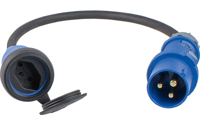 CEE-Adapterleitung 3-polig Auf SEV-Kupplung (Schweiz) 1,5 M 3 CEE-Adapterleitung 3-polig Auf SEV-Kupplung (Schweiz) 1,5 M