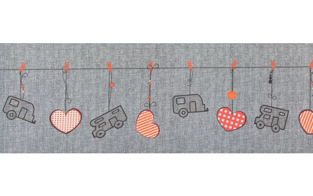 Arisol Teppich-Läufer Herzmotiv Beige 3 Arisol Teppich-Läufer Herzmotiv Beige