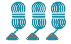 Bent Abspannleinen 3er Set Light Blue -Haus & Outdoor 251459 1777574 3