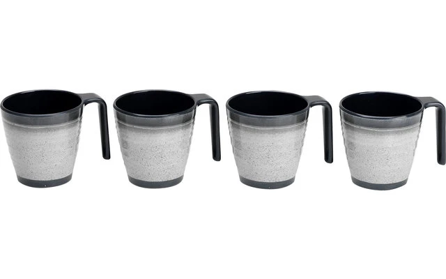 Flamefield Granite Melamin Geschirr-Set 12-tlg. Aqua 5 Flamefield Granite Melamin Geschirr-Set 12-tlg. Aqua – Bild 3