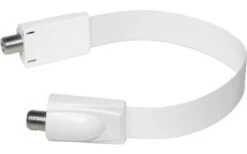 InnTec Flaches Sat Koaxialkabel Für Fensterdurchführung