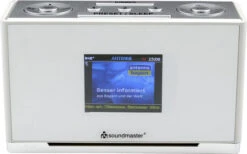 Soundmaster UR240SW DAB+/UKW Uhrenradio Mit Farbdisplay Schwarz -Haus & Outdoor 286490 2519641 1