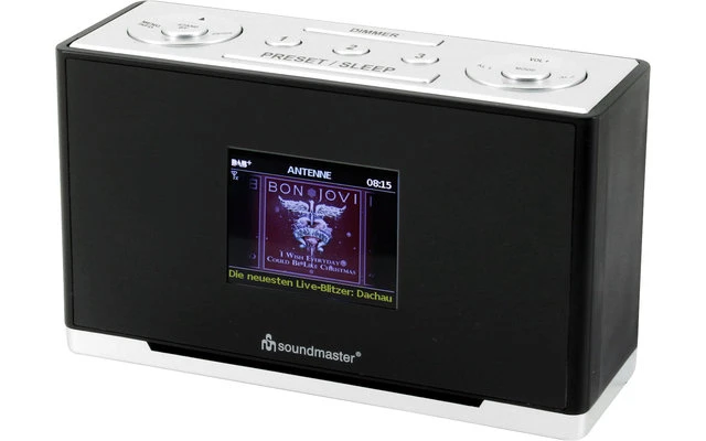 Soundmaster UR240WE DAB+/UKW Uhrenradio Mit Farbdisplay Weiß 3 Soundmaster UR240WE DAB+/UKW Uhrenradio Mit Farbdisplay Weiß