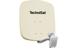 Technisat Set DigiDish 45 Sat-Antenne (Twin-LNB) Mit Digit S3 HD SAT-Receiver Beige -Haus & Outdoor 287838 2103698 3