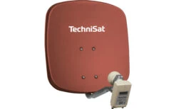 Technisat Set DigiDish 45 Sat-Antenne (Twin-LNB) Mit Digit S3 HD SAT-Receiver Smiley -Haus & Outdoor 287842 2463023