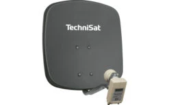 TechniSat DigiDish 45 Sat-Antenne (Universal-Twin-LNB) Schiefergrau -Haus & Outdoor 288176 2413475 2