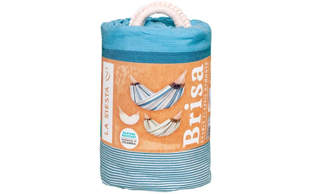 La Siesta Brisa Doppel-Outdoorhängematte Sea Salt 5 La Siesta Brisa Doppel-Outdoorhängematte Sea Salt – Bild 3