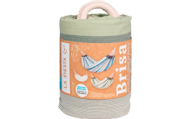 La Siesta Brisa Doppel-Outdoorhängematte Sea Salt 9 La Siesta Brisa Doppel-Outdoorhängematte Sea Salt – Bild 7