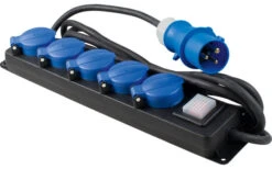 Profi Verteiler Steckdosenleiste 5-fach IP44