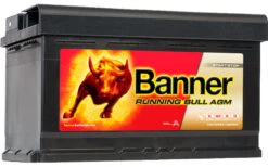 Banner Running Bull AGM 56001 Fahrzeugbatterie 12 V / 60 Ah -Haus & Outdoor 294067 2306150