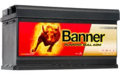 Banner Running Bull AGM 56001 Fahrzeugbatterie 12 V / 60 Ah -Haus & Outdoor 294069 2092392