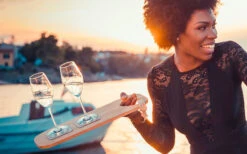 Silwy® Magnet-Champagnergläser (200 Ml) Inkl. Untersetzer 2er Set -Haus & Outdoor 337073 2707931