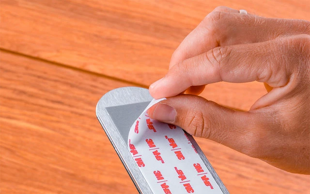 Silwy® Metall-Leiste 25 Cm Mit Ledercoating Blau 5 Silwy® Metall-Leiste 25 Cm Mit Ledercoating Blau – Bild 3