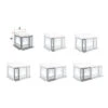 Fiamma Privacy Room / Caravanstore ZIP XL Frontpanel Für Markisenvorzelte 20 Cm -Haus & Outdoor 347217 2244277