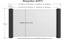 KiiPiT Stauraumnetz Inkl. Montageset S 170 - 210 Mm 12 KiiPiT Stauraumnetz Inkl. Montageset S 170 - 210 Mm -Haus & Outdoor 347759 2412505