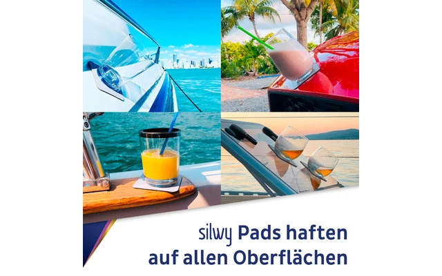 Silwy® Magnet-Kristallgläser Wein Mit Untersetzer 2er Set (250ml) 3 Silwy® Magnet-Kristallgläser Wein Mit Untersetzer 2er Set (250ml)