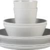 Mepal Bloom Melamin Geschirr-Set 8-teilig Pebble White -Haus & Outdoor 362562 2375867 2