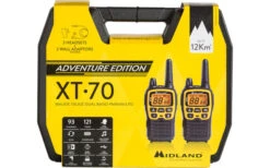 Midland XT70 Adventure PMR446 Sprechfunkgeräte Kofferset Inkl. Headsets, Akkus Und Ladegeräte -Haus & Outdoor 371292 2705497