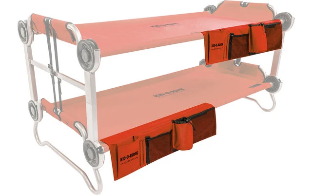 Disc-O-Bed Seitentasche / Organizer Für Kid-O-Bed Einzelbett Rot 6 Disc-O-Bed Seitentasche / Organizer Für Kid-O-Bed Einzelbett Rot – Bild 4
