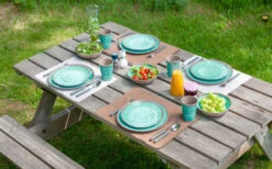 Bo-Camp Melamin Becher Set 4 Teilig Beige/braun -Haus & Outdoor 385516 2835262 1