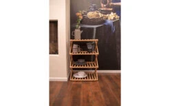 Bo-Camp Urban Outdoor Fitzroy Bambus Faltschrank 4 Fächer -Haus & Outdoor 391841 2886572