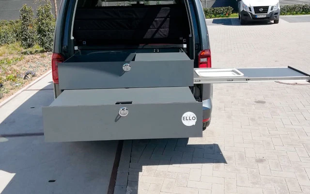 Ello Camping VW Caddy Campingbox (Bj. 2010 - 11/2020) 4 Ello Camping VW Caddy Campingbox (Bj. 2010 - 11/2020) – Bild 2