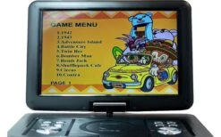 Soundmaster Portable DVD PDB 1600 Tragbarer DVD Player / Spielekonsole Inkl. Spielecontroller -Haus & Outdoor 402611 2957645