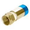 Megasat F-Kompressionsstecker 7mm Für Koaxialkabel Blau -Haus & Outdoor 417029 3024696