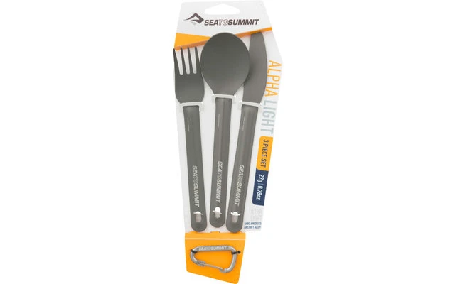 Sea To Summit AlphaLight Cutlery Set Besteckset 2-teilig: Messer, Gabel 9 Sea To Summit AlphaLight Cutlery Set Besteckset 2-teilig: Messer, Gabel – Bild 7