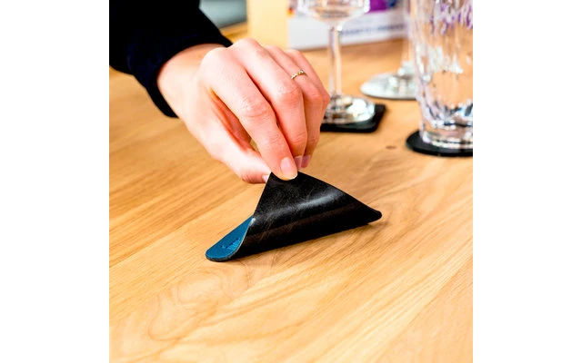 Silwy® Metall Nano Gel Untersetzer Eckig 8,3 X 8,3 Cm Blau 6 Silwy® Metall Nano Gel Untersetzer Eckig 8,3 X 8,3 Cm Blau – Bild 4