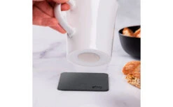 Silwy® Porzellan Magnet Henkel Tassen Inkl. Metall-Nano-Gel-Pads 2 Stück Weiße Untersetzer (270 Ml) -Haus & Outdoor 435777 3104558 1