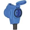 Brennenstuhl Winkel Kupplung CEE 230V 16A Schuko Steckdose Blau -Haus & Outdoor 442230 3142578