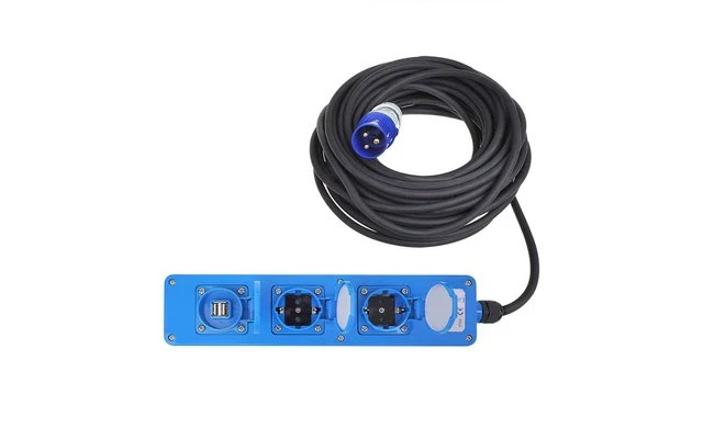 PAT CEE 3 Fach Steckdosenleiste Schuko 1,5 Meter 7 PAT CEE 3 Fach Steckdosenleiste Schuko 1,5 Meter – Bild 5