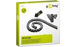 Goobay CM WireTube Kabelkanal 2,5 M Schwarz -Haus & Outdoor 442602 3311448