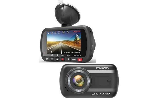 Kenwood DRV-A201 Full HD Dashcam Mit G-Sensor Und GPS Schwarz 3 Kenwood DRV-A201 Full HD Dashcam Mit G-Sensor Und GPS Schwarz