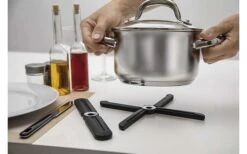 WEDO Topfuntersetzer Schwarz 25 Cm -Haus & Outdoor 458295 3595696