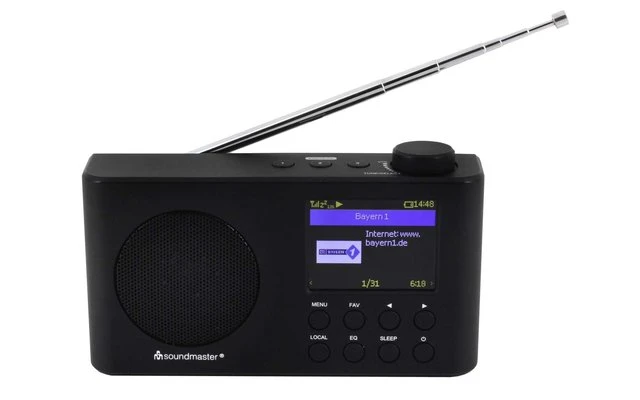 Soundmaster IR6500SW Portables Akku Internetradio Mit Farbdisplay Schwarz 3 Soundmaster IR6500SW Portables Akku Internetradio Mit Farbdisplay Schwarz