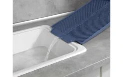 Wenko Linea Abtropfmatte 40 X 30 X 3 Cm Blau -Haus & Outdoor 459750 3155532