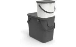 Rotho Albula Recycling Müllsystem 25 Liter Cappuccino -Haus & Outdoor 460517 3317690
