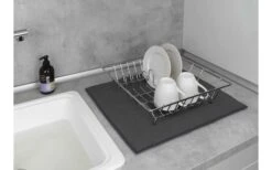 Wenko Mikrofaser Abtropfmatte Miko Blau -Haus & Outdoor 492443 3504803