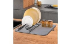 Metaltex Dry-Tex 2-in-1 Abtropfgestell Mit Microfasermatte Schwarz -Haus & Outdoor 497090 3367256 1