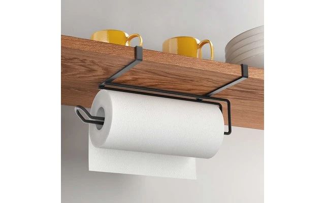 Metaltex Easy Roll Lava Papierrollenhalter Matt Schwarz 3 Metaltex Easy Roll Lava Papierrollenhalter Matt Schwarz