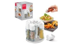 Metaltex Spice-8 Gewürzständer Weiß -Haus & Outdoor 497165 3341525 1