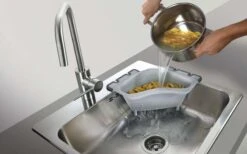 Metaltex Drain On Abfallsieb, Spülbeckensieb Türkis -Haus & Outdoor 497273 3345545