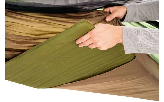 Amazonas Hängematte Adventure Moskito Thermo Grün/braun 4 Amazonas Hängematte Adventure Moskito Thermo Grün/braun – Bild 2