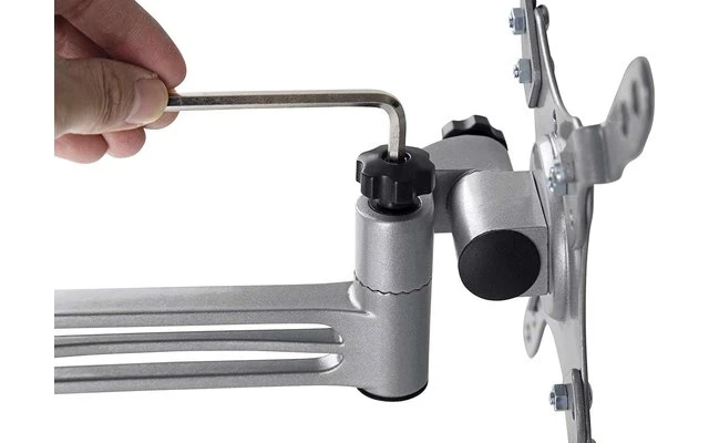 Schwaiger TV Wandhalter 33-109 Cm 3 Gelenke Silber 7 Schwaiger TV Wandhalter 33-109 Cm 3 Gelenke Silber – Bild 5