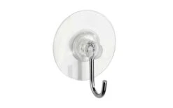 Wenko Static-Loc Nickelhaken Wandhaken Edelstahl Optik 4er Set -Haus & Outdoor 515132 3539206 2