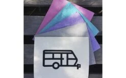 Pufz Schwedisches Geschirrtuch Wohnwagen Retro Grau