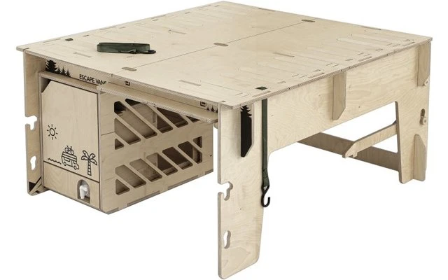 Escape Vans Eco Box Plus XL Klapptisch / Bett Box Renault Traffic / Opel Vivaro B / Fiat Talento 4 Escape Vans Eco Box Plus XL Klapptisch / Bett Box Renault Traffic / Opel Vivaro B / Fiat Talento – Bild 2